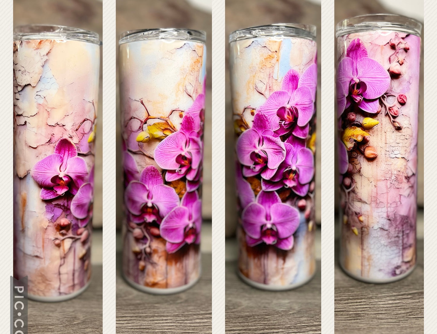 The Vintage Orchid Travel Mug