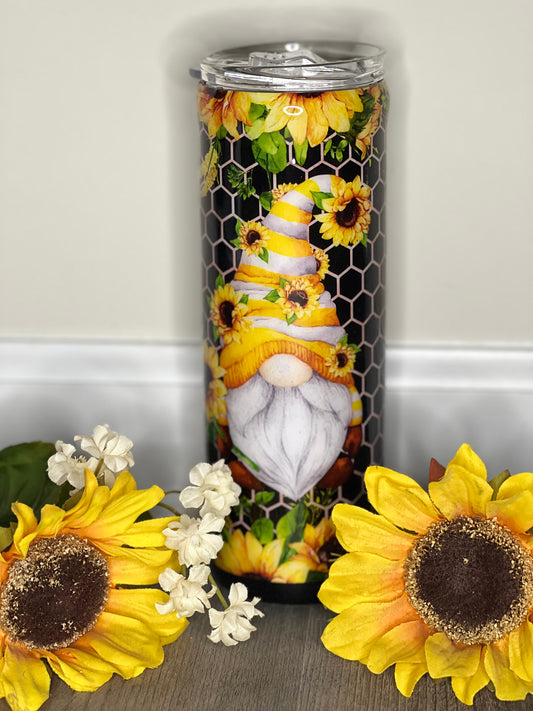 Sunflower, Gnomes and Bees